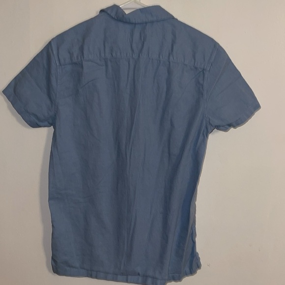 🌹Abercrombie & Fitch Stretch Blue Casual Shirt - Picture 4 of 4